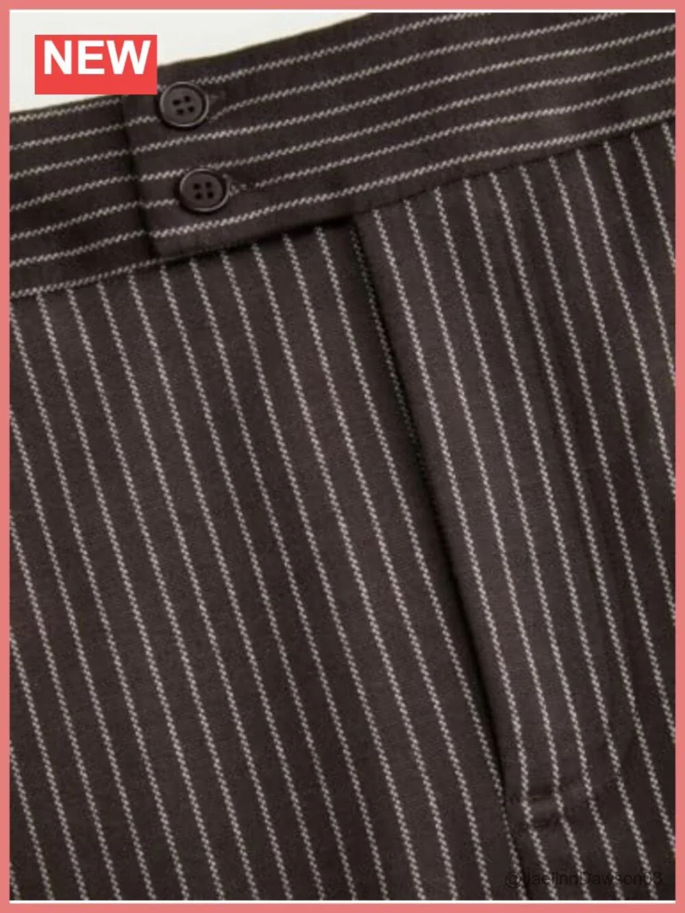 CIDER Striped Mini Skort with Built-in Shorts Y2K Going Out Skirt